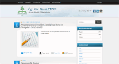 Desktop Screenshot of muratyazici.com